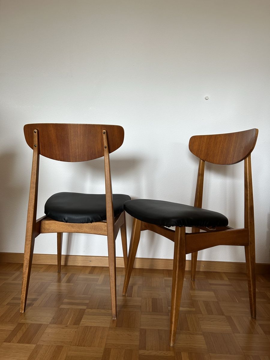 Sedie: Dänische Teakholz Vintage Stühle – Usato da Winterberg ZH venduto da vanilleinspiration 1