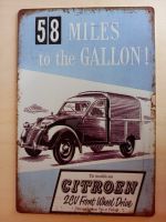 Citroen 2CV Front Wheel Drive Blechschild