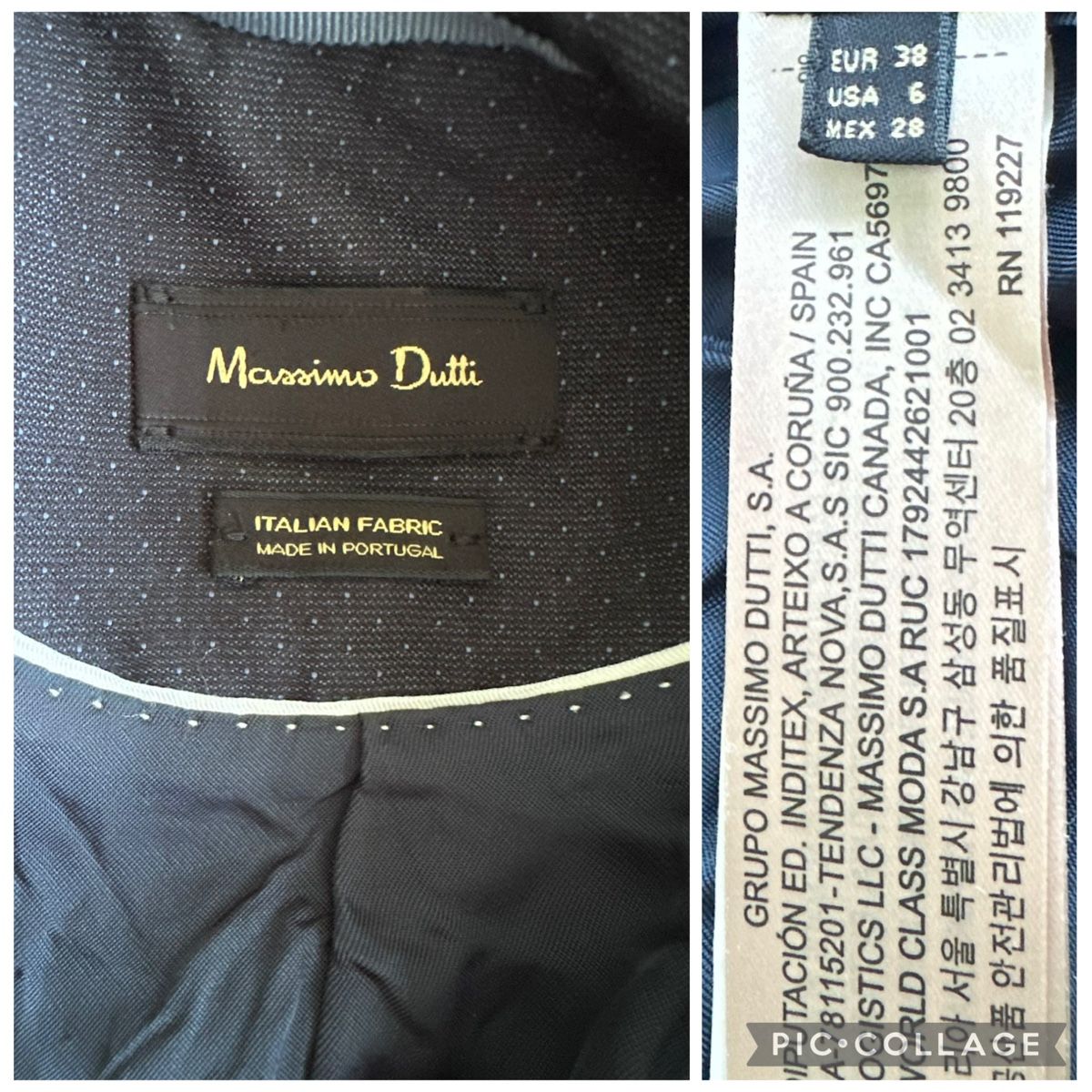 Massimo Dutti Vestes: MASSIMO DUTTI BLAZER GR. 38 WOLLE – D'occasion à Unteraegeri par MH203 4
