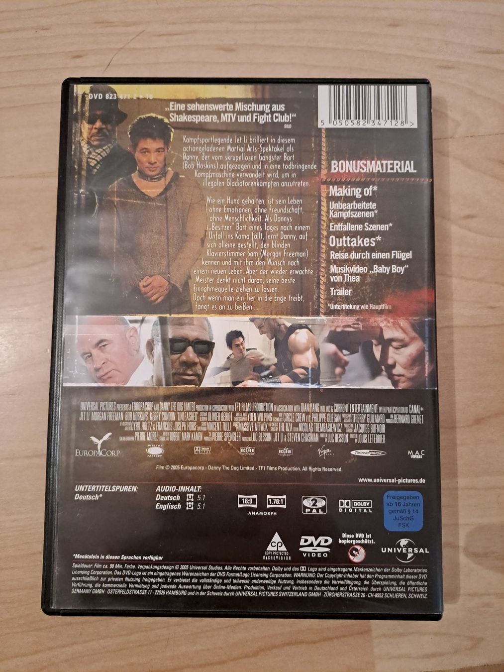 Tutti i DVDs: DVD Unleashed Entfesselt Jet Li & Morgan Freemann – Usato da Glashütten venduto da Schwebefisch 1