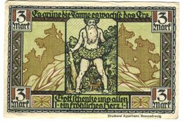 Notgeld "3 Mark. Thale 1921"