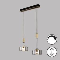LED Pendelleuchte, 64 cm x 20 cm
