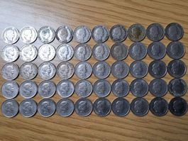 5 Rappen 1882/1979 - Lot 50 Stück!