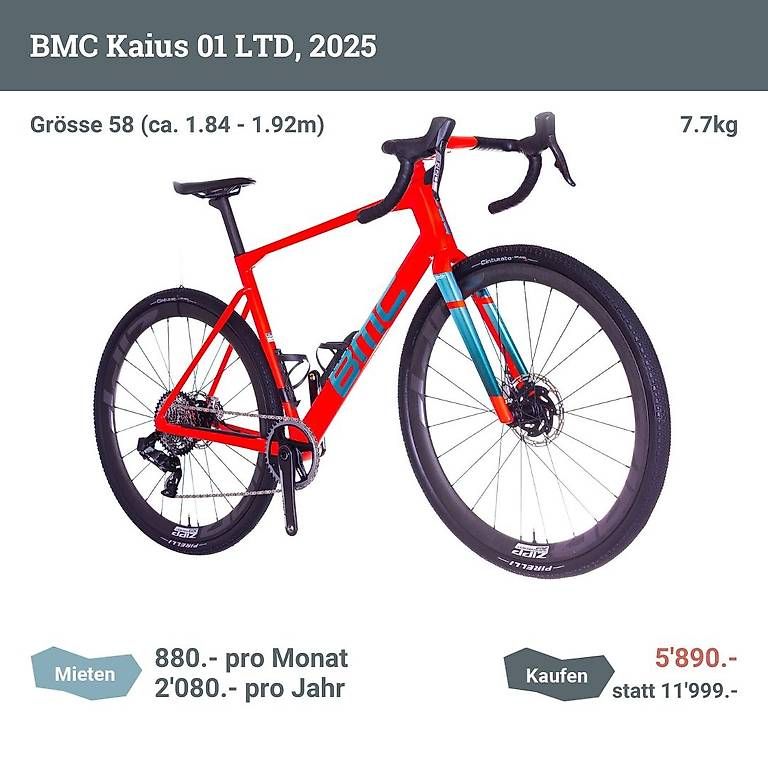 Velos: BMC Kaius 01 LTD (2025), Grösse 58 – Gebraucht aus Zürich von Testo 1