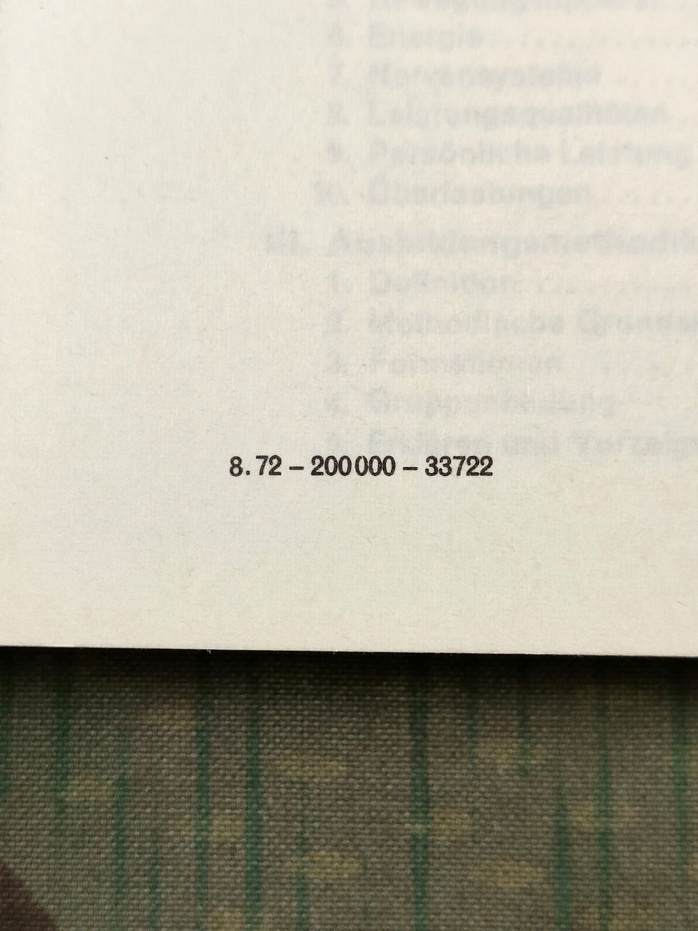 Schweizer Armee Uniformen:  Reglement 51.41 d, ARMEESPORT, 1973 – Gebraucht aus Bauma von SwissMilitaria 2