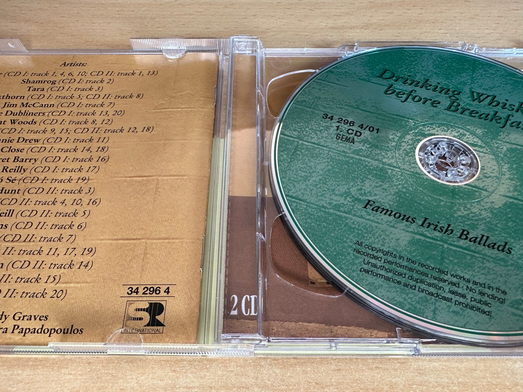 CDs: Drinking Whiskey Before Breakfast - 40 Famous Irish Ballads – Gebraucht aus Rikon im Tösstal von Alpenmutz 2