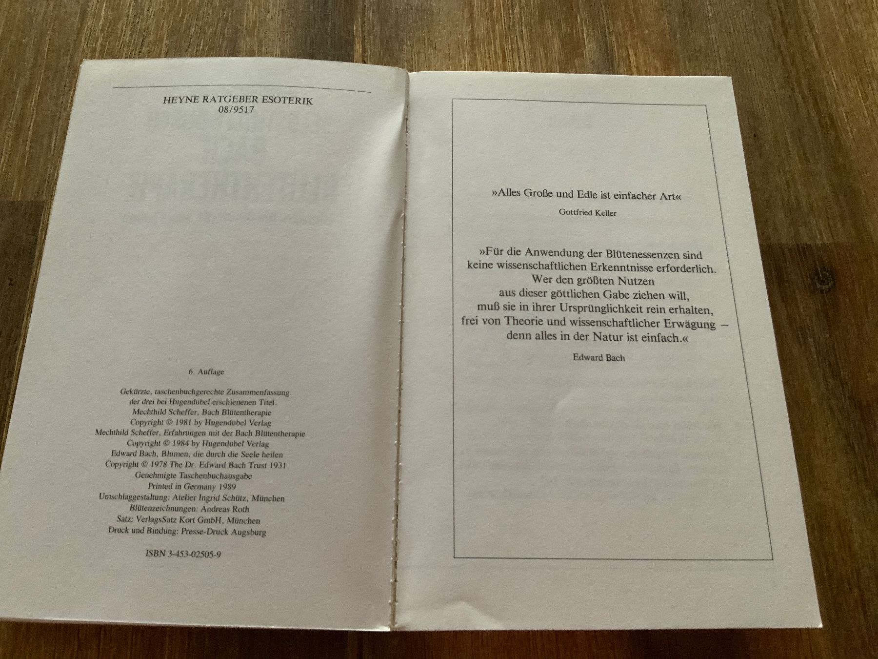 Libri: Buch Bach Blütentherapie – Usato da Schübelbach venduto da S1CH 1