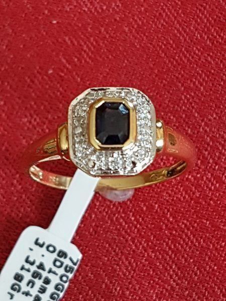 Bagues: Moderner 18 Kt. Goldring mit 6 Diamanten – Neuf (Voir description) à Unterägeri par Altgoldschmuck 4