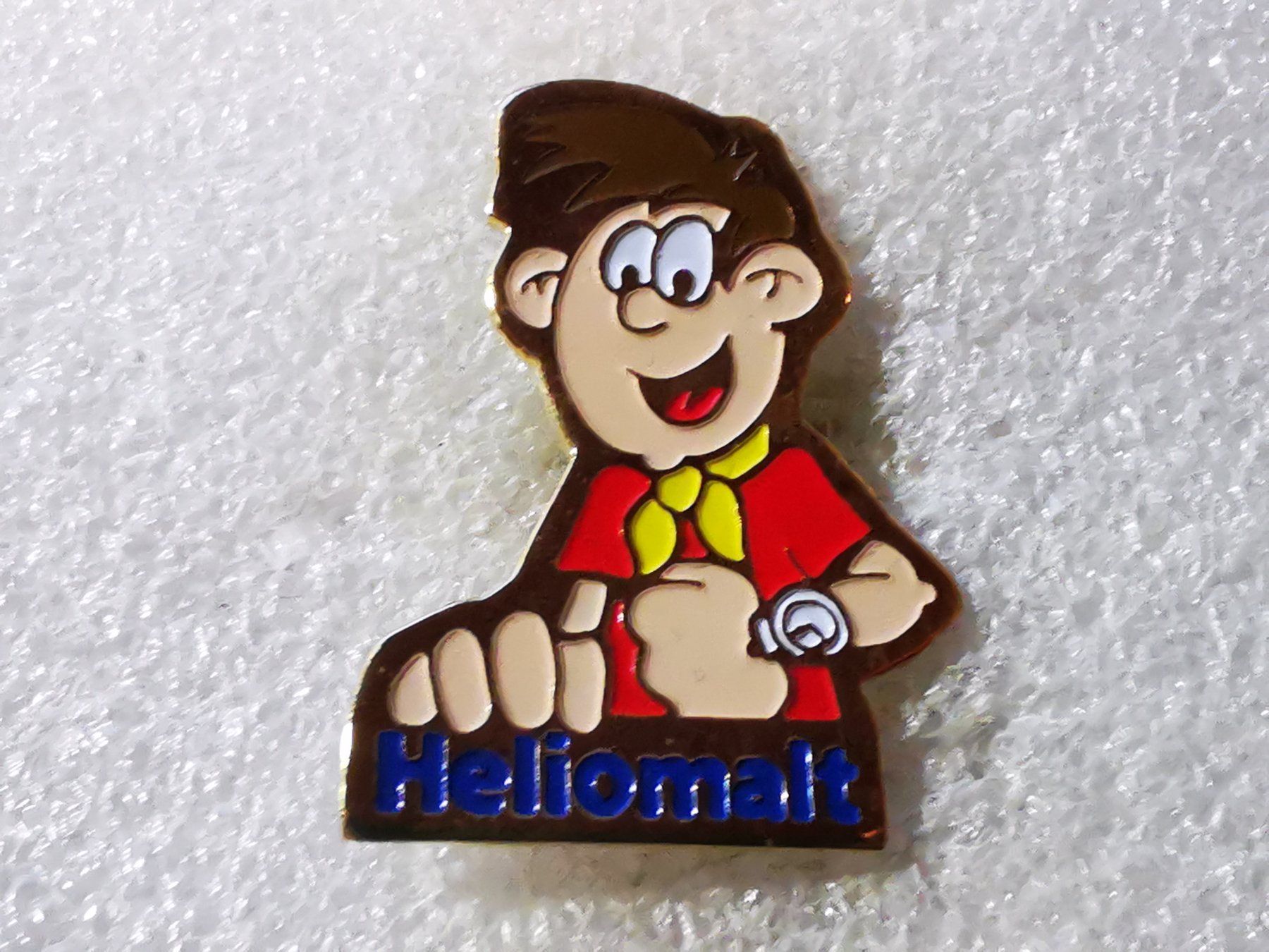 Placchette & Badge: Ansteckpin 103: Heliomalt – Usato da Oppligen venduto da Pin-Fall-Shop
