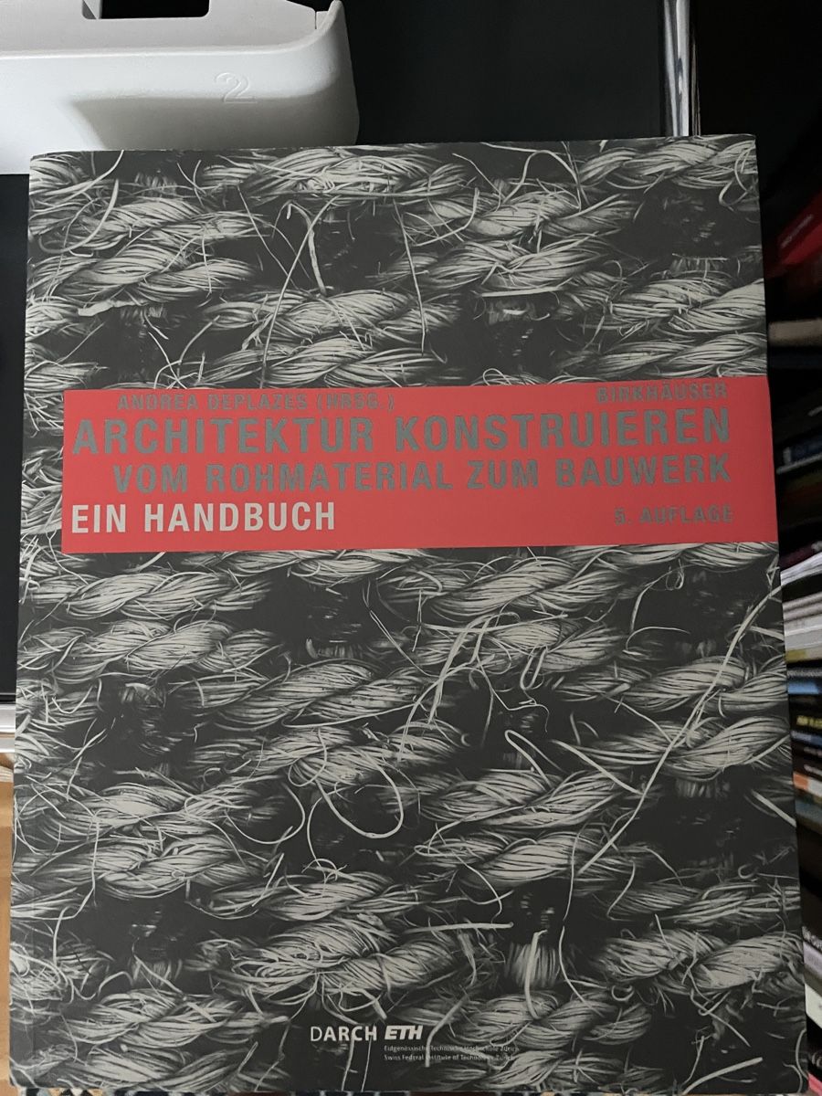 Libri: Architektur konstruieren 5. Auflage – Usato da Solothurn venduto da cigarfriend