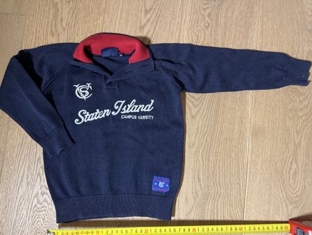 Pullover Gr. 98 Staten Island Navy Dunkelblau Pulli 