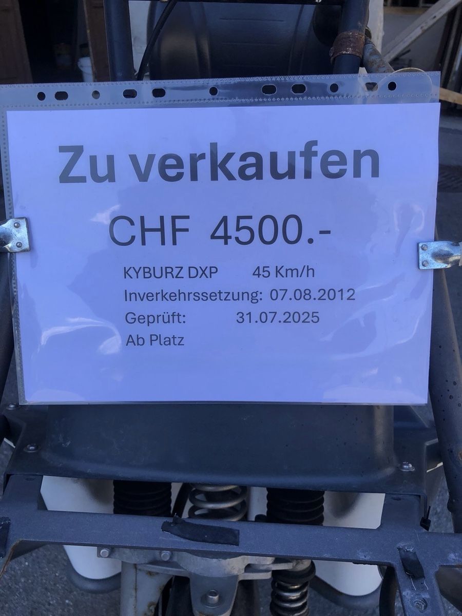 Kyburz Elektromobile: Kyburz DXP Kleinmotorrad-Dreirad – Gebraucht aus Meiringen von marinaz123 3