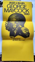 Konzertplakat George Maycock Trio Jazz 1975/1976
