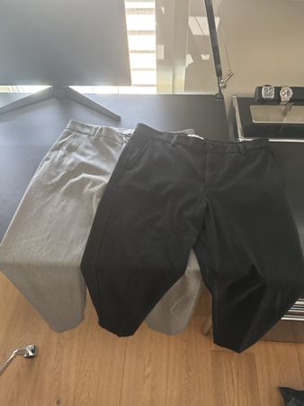 Hosen 2er Pack LES DEUX schwarz grau Grösse 34/32