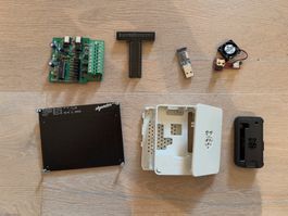 Raspberry Pi Zubehör-Konvolut – Skywriter, Cobbler, Gehäuse