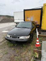 SAAB 900 schwarz unfallfahrzeug Bastlerfahrzeug
