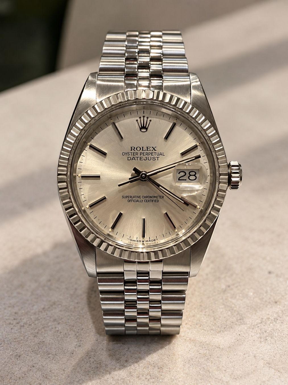 Rolex Montres: Rolex Datejust acier 16030 – D'occasion à Genève par Heritage1875