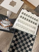Jeu d'échecs "Apéro Échecs" plateau verre neuf