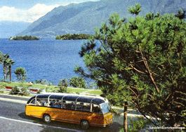 Lugano Locarno Stresa Ticino - Postauto + c1965