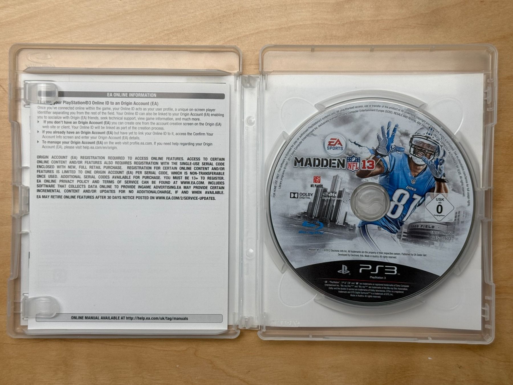 Spiele: Madden NFL 13 - PlayStation 3 - EN – Gebraucht aus Genève von Jeux_Retro 2