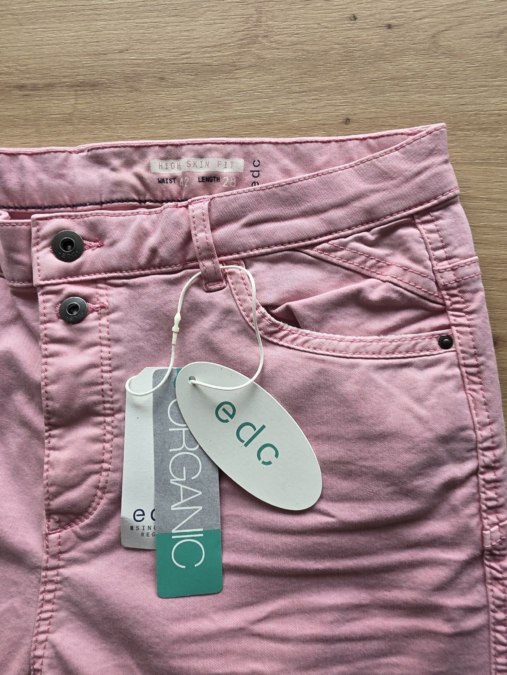 Esprit Pantaloni: EDC Esprit Damen Hose, pink, Gr. 42/28, stretch – Nuovo (secondo la descrizione) da Wädenswil venduto da Gabinomi 1