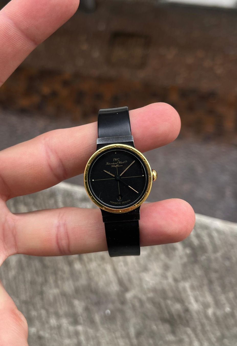 IWC Orologi: IWC Porsche Design Gold – Usato da Schaffhausen venduto da immervali 1