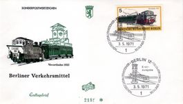 BERLINER VERKEHRSMITTEL SONDERPOSTWERTZEICHEN - JJ261