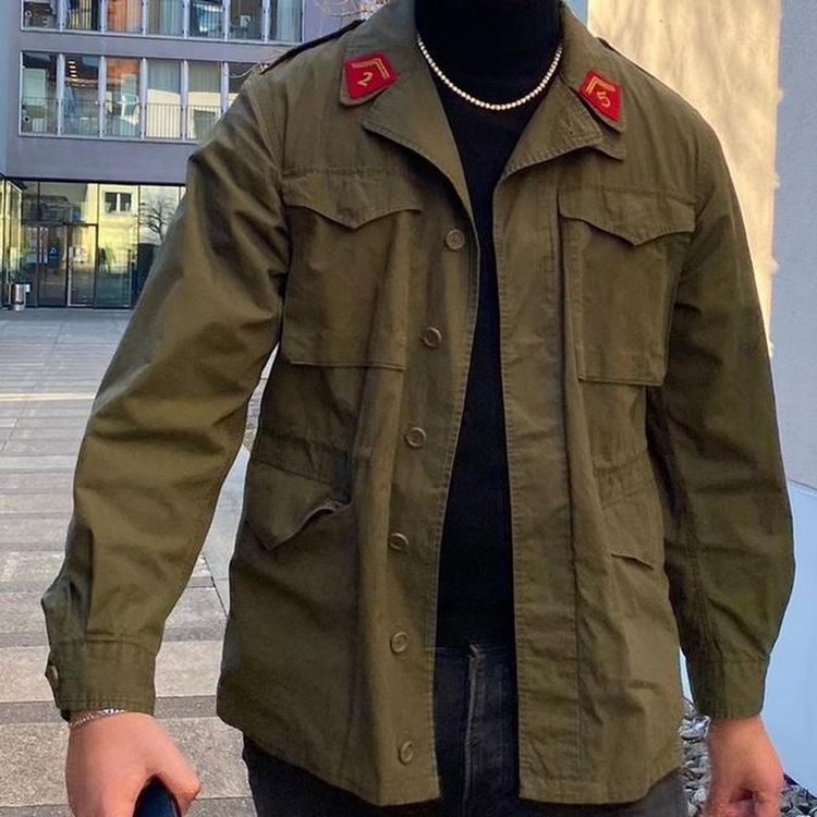 Gucci military clearance jacket