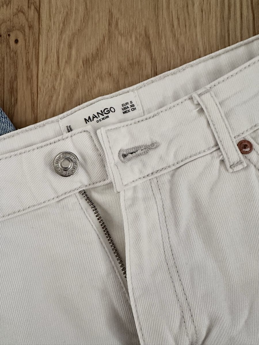 Mango Gonne: Mango Jeansrock weiss, hellblau S – Usato da Küssnacht am Rigi venduto da annine.l. 1