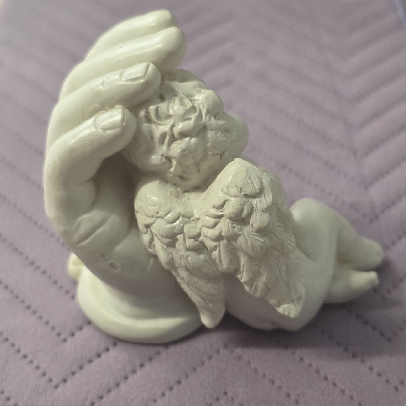 Figuren: Schutzengel Figur in Hand – Gebraucht aus Rheinsulz von Gilea 1