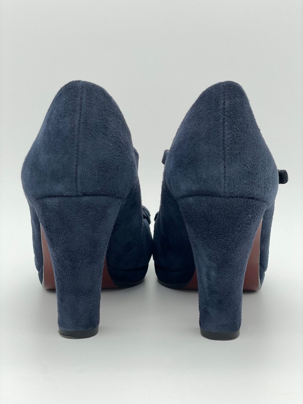 Chie Mihara Scarpe da donna: Chie Mihara Suede Plateau Pump EU 39 Blau – Usato da Zürich venduto da shoe_shop 5