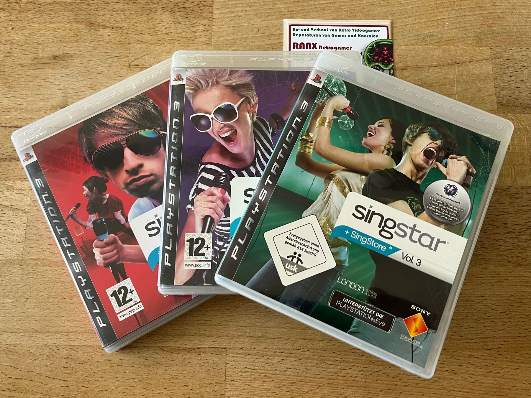 Sony Giochi: PS3 SingStar 3er Pack, Vol. 1 bis 3, Bundle, Karaoke Fun – Usato da Thalwil venduto da ranx