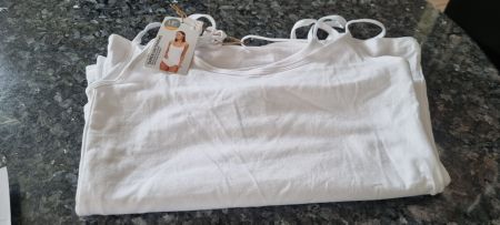 5× Damen Unterhemd Baumwolle