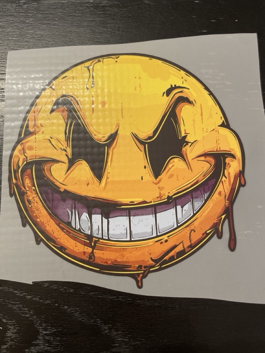 Foto & Immagini: Bügelbild DTF 18x18 Smiley gelb – Nuovo (secondo la descrizione) da Hugelshofen venduto da Suimosa