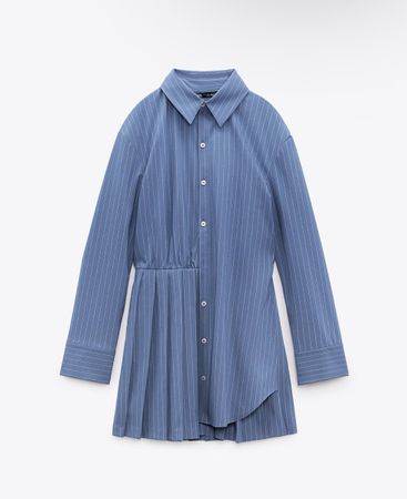 ZARA Asymmetric Short Shirt Dress