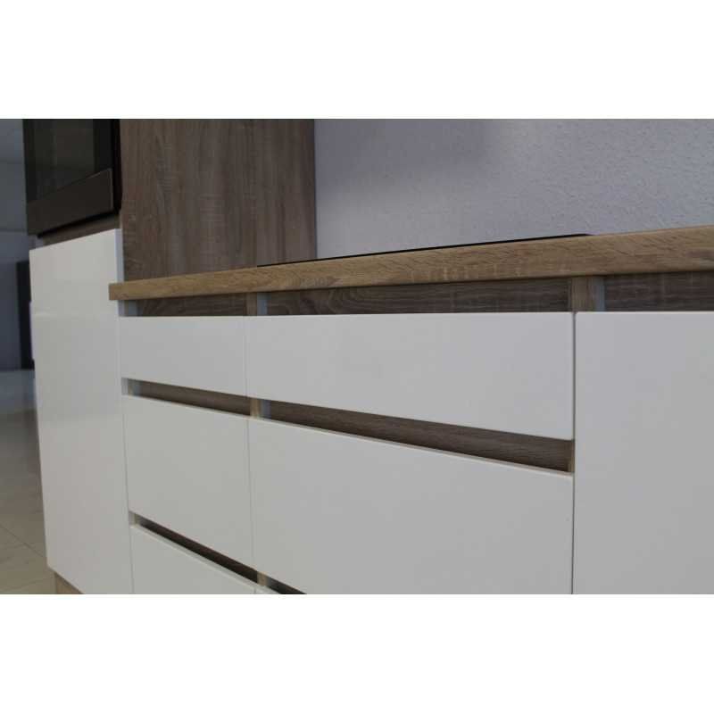 Komplettküchen: 086 - Küchenzeile Küchenblock 330cm Schwarzglanz – Neu und originalverpackt aus Wallenwil von toesstalvertrieb 5