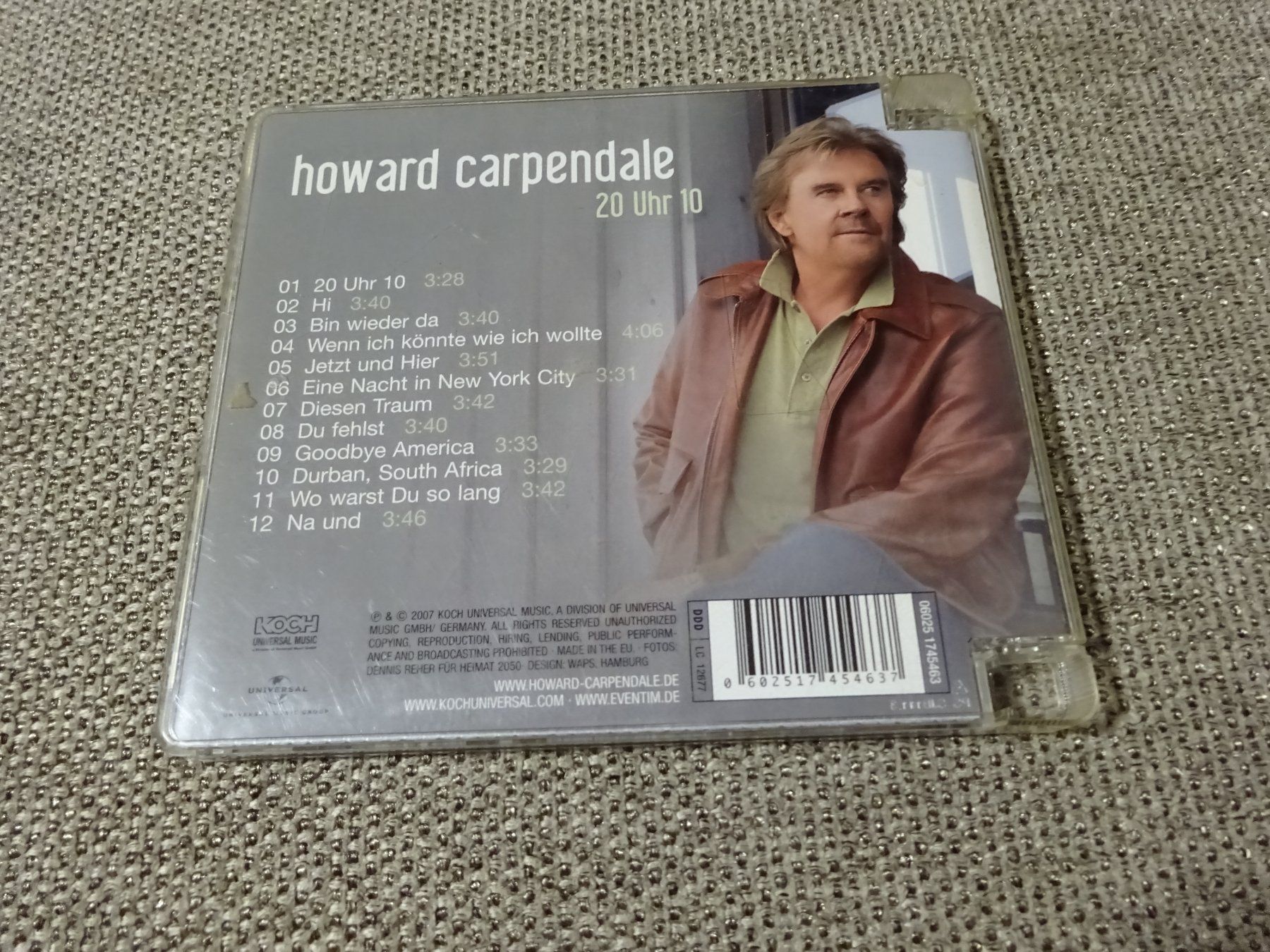 CD: 20 Uhr 10/Howard Carpendale – Nuovo (secondo la descrizione) da Rothrist venduto da Mistery1 1
