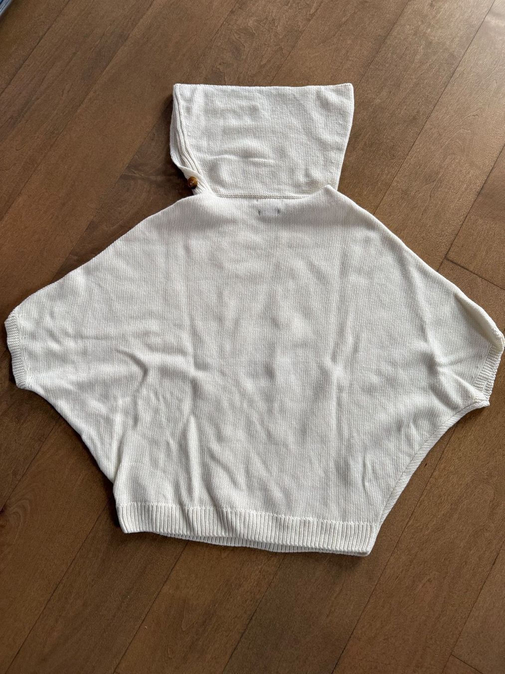 Massimo Dutti Maglioni & Felpe: Massimo Dutti - Weisser Kurzarm-Pullover mit Zopfmuster – Usato da Meilen venduto da kleisi01 2