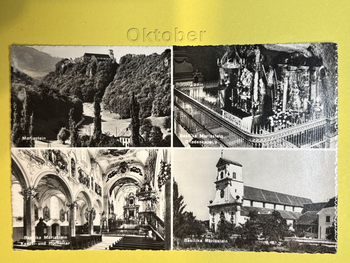 Cartoline postali: AK von Mariastein Kirche – Usato da Rümlang venduto da Kartenpost1