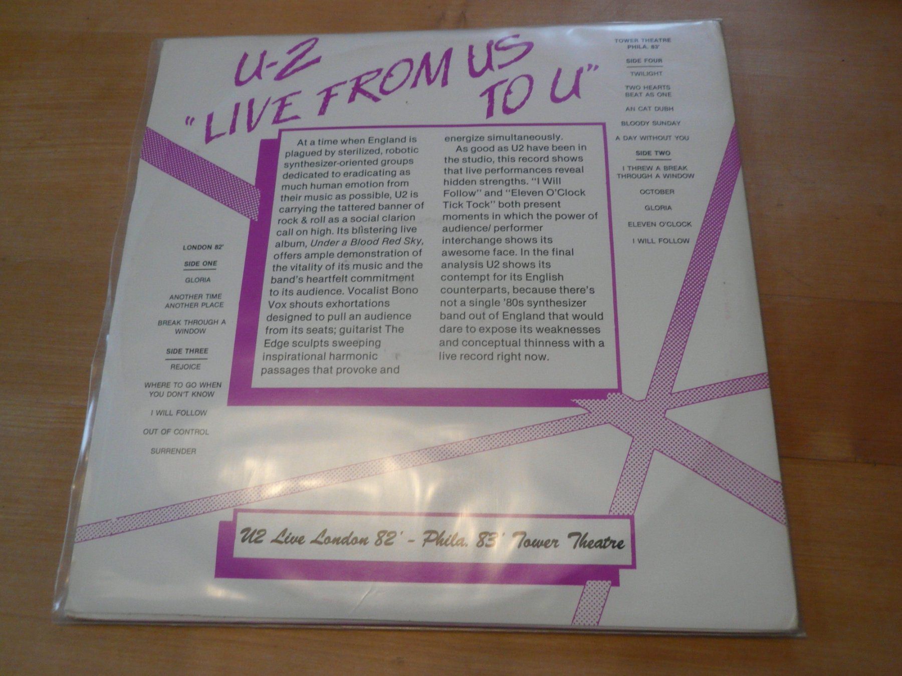 Dischi in vinile: U2 - "From Us To U" - 2 LP - USA – Nuovo (secondo la descrizione) da Zofingen venduto da mooni89 1