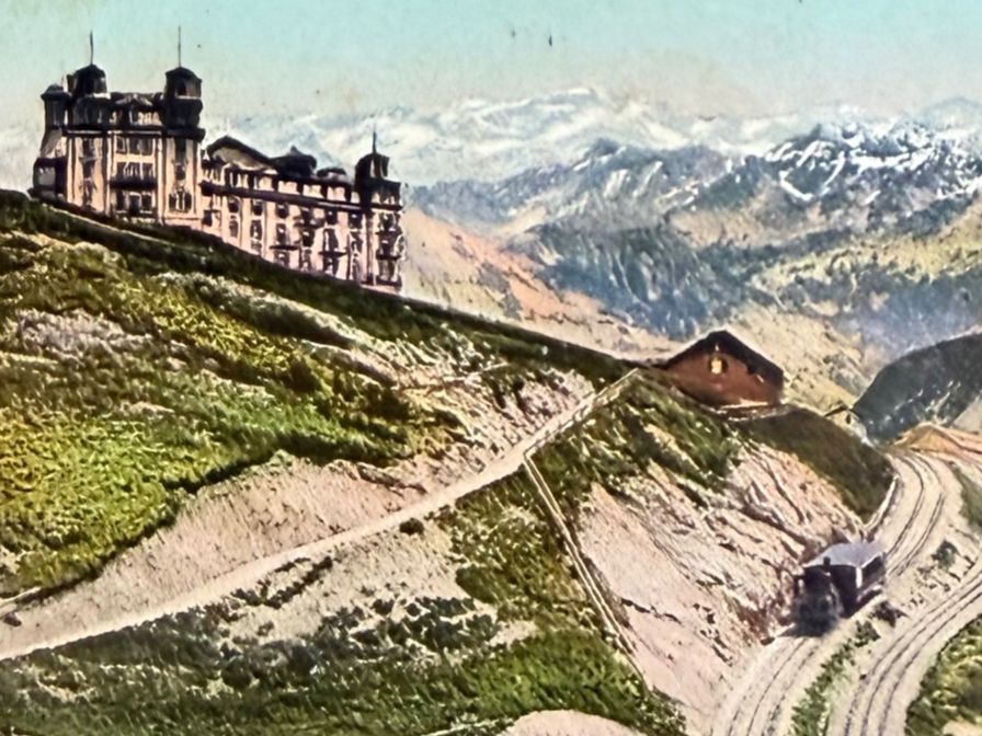 Ansichtskarten: Rigi - Kulm - Bahn 1908 – Gebraucht aus Lutry von Ediego 1