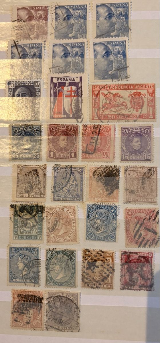 Alle Briefmarken: Timbre ESPAGNE lot ancien – Gebraucht aus Carouge GE von irma016