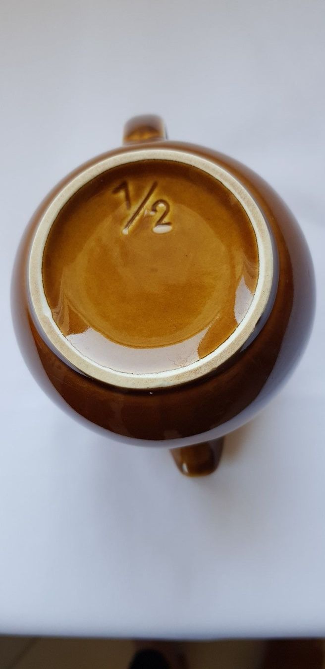 Caraffe: Rössler Milchkrug goldbraun – Usato da Dällikon venduto da Toyfan 3