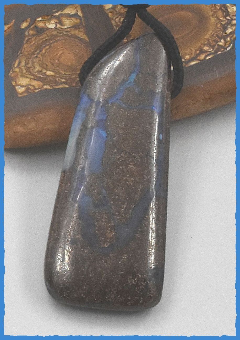 Ciondoli: ♛ Boulder Opal Anhänger mit Nylonband – Nuovo e nell'imballaggio originale da Oberglatt ZH venduto da Hot-Spot 5