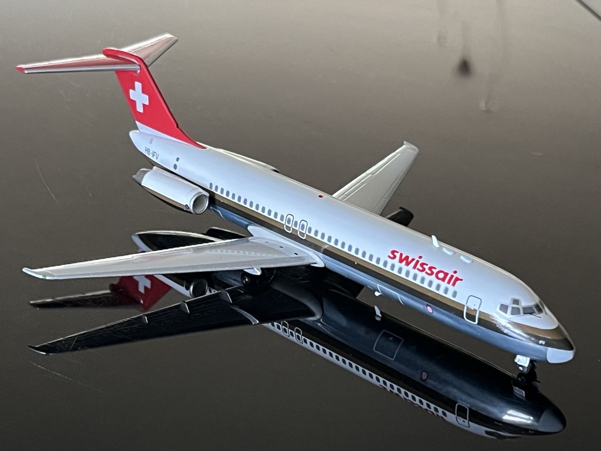 Swissair Kit di modellismo & Modellini statici: DC-9-32. SWISSAIR. Inflight 200 – Nuovo (secondo la descrizione) da Rombach venduto da wal_xxr7 2