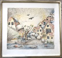 Rolf Bauser (1927-2022) - Aquarell und Tusche - Märchenwelt