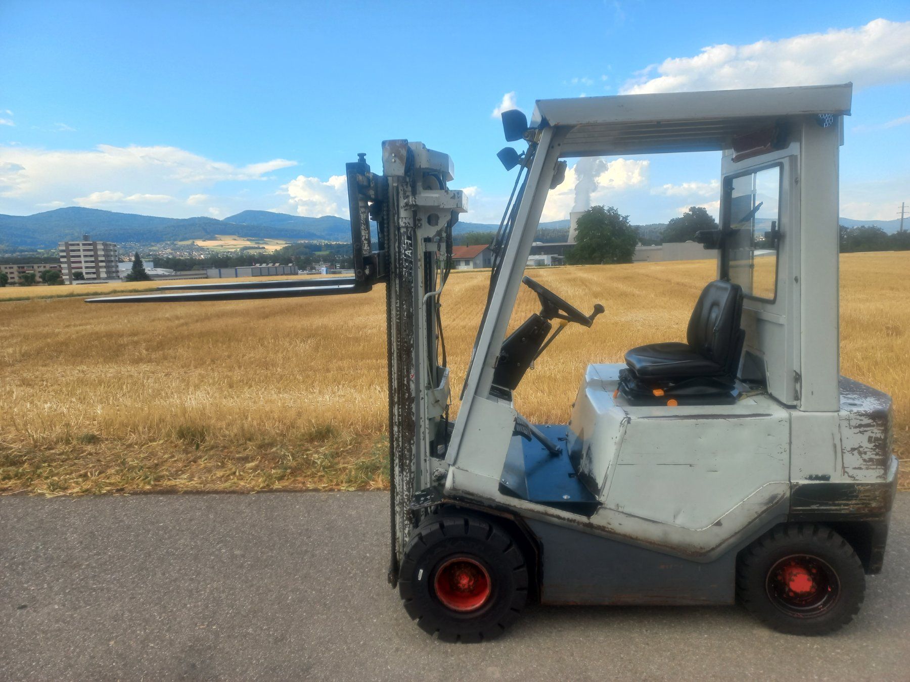 Diesel Carrelli elevatori e a forche: Dieselstapler FIAT Stapler Triplex Vollfreih. Seitenschieber – Usato da Dulliken venduto da Classiclerch4657 1