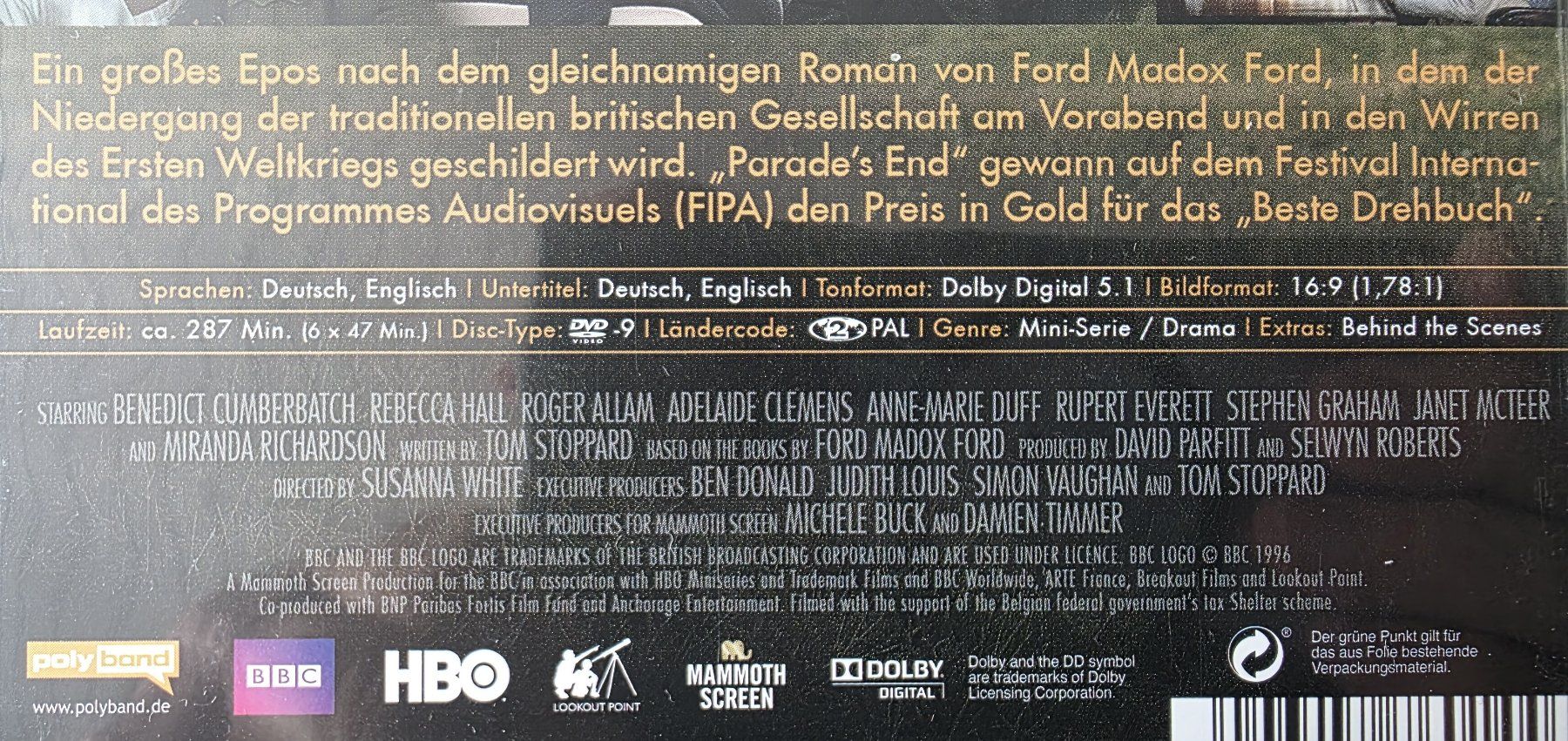 Alle DVDs: DVD Paradie's End – Gebraucht aus Oetwil am See von fineli2 1