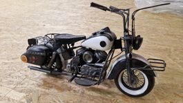 Coole Deko: Vintage Metall Motorrad Modell, Handarbeit!