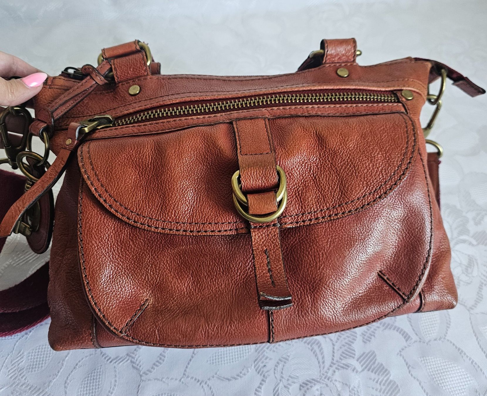 Fossil Borse da donna: *FOSSIL * Damen Handtasche oder Umhängetasche Leder – Usato da Bronschhofen venduto da Xena37 7